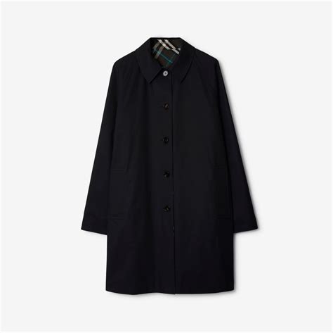 Long Reversible Gabardine Hastings Car Coat 